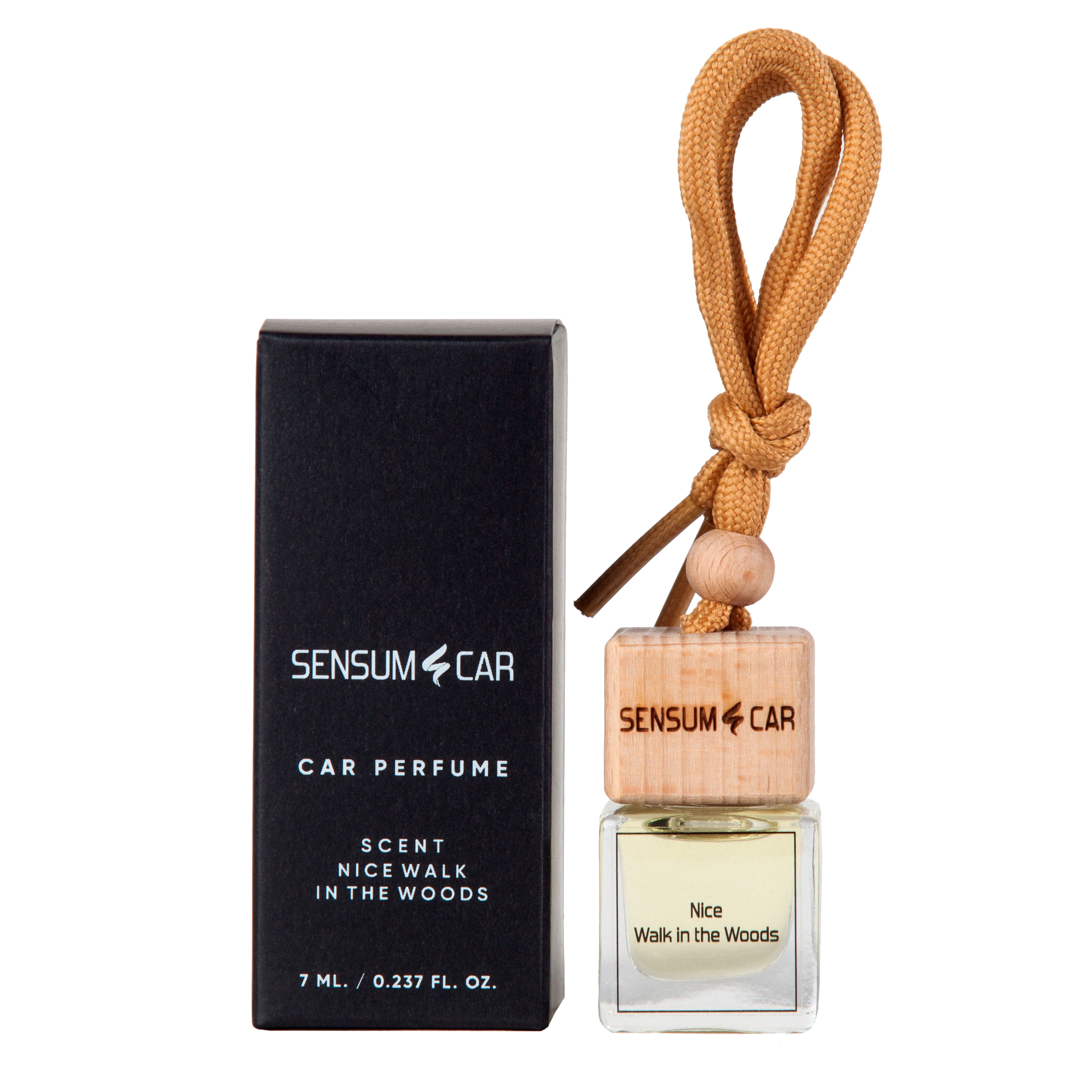 SENSUM CAR Luxury Perfume with hanging bottle - NICE WALK IN THE WOODS