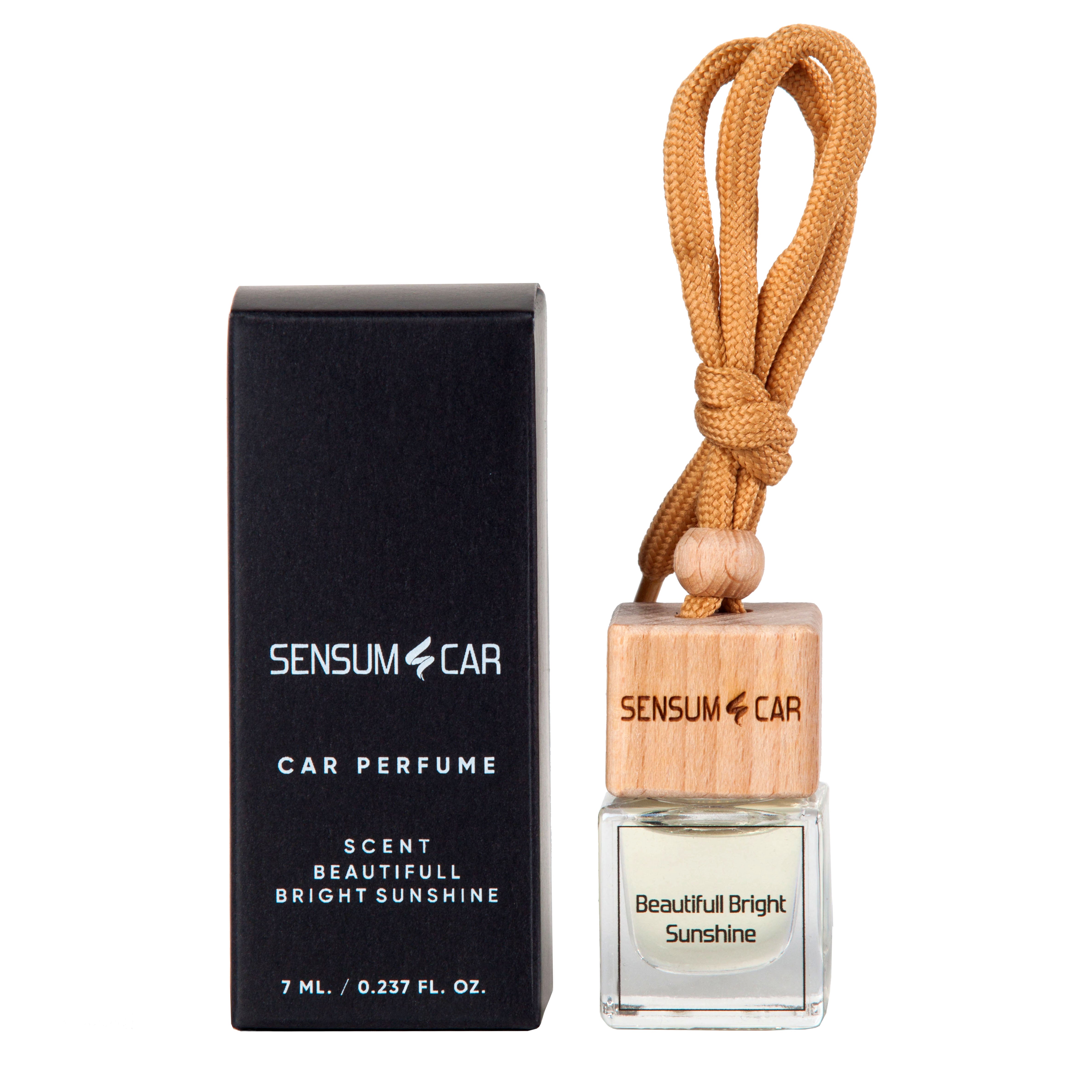 SENSUM CAR Luxury Perfume with hanging bottle - BEAUTIFUL BRIGHT SUNSHINE